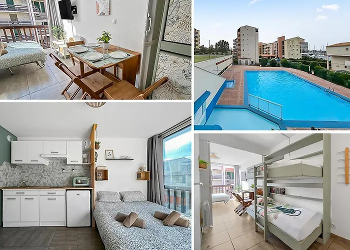 아파트 Piscine, Tennis & Vue Sur Le Port *